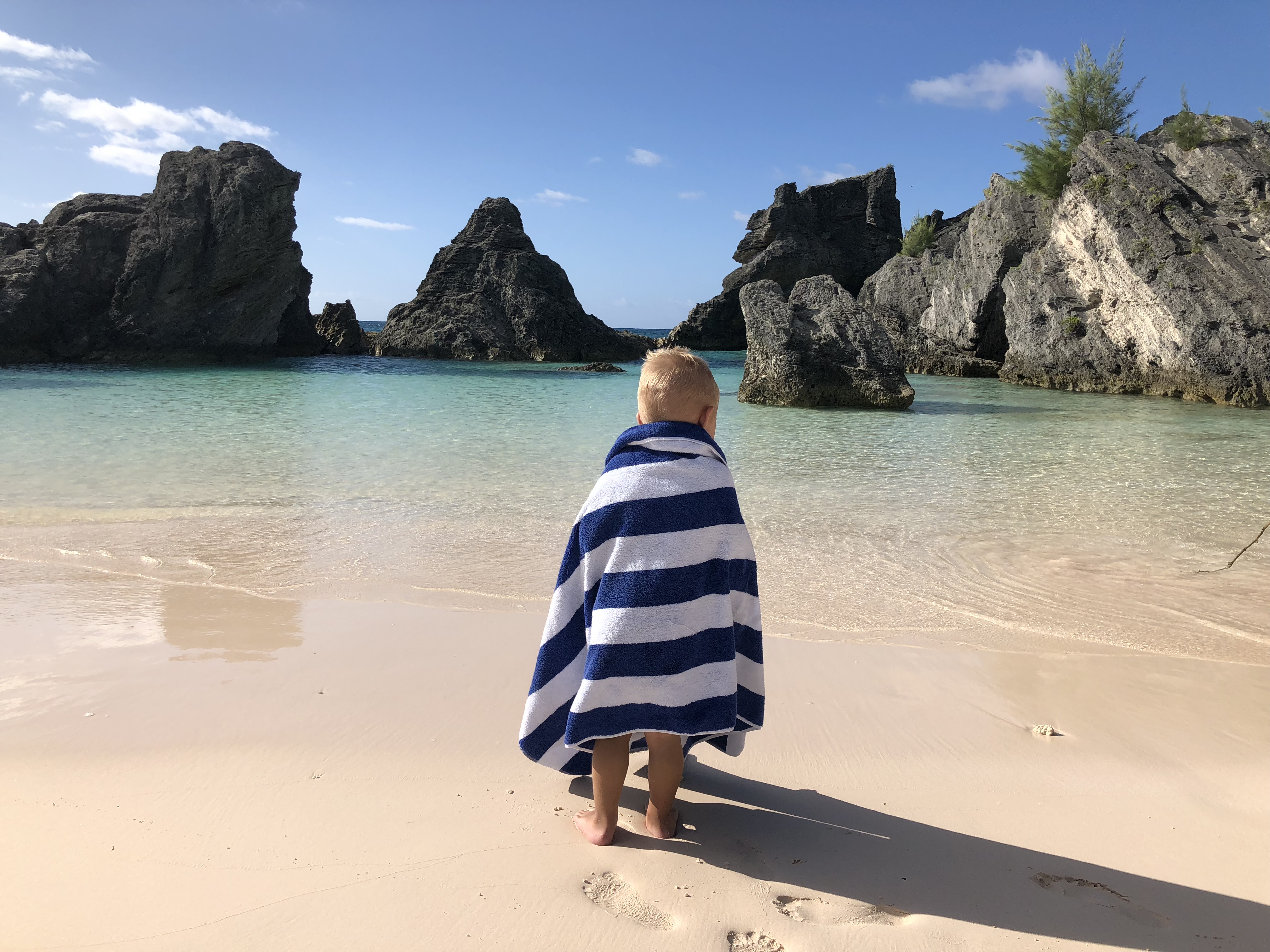 boy Baby Beach Bermuda